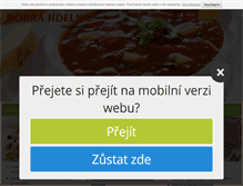 Tablet Screenshot of dobrajidelna.cz